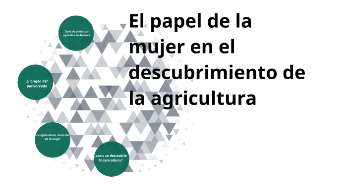 El Papel De La Mujer En El Descubrimiento De La Agricultura By Jhossan ...