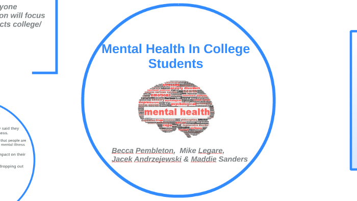 Mental Health In College Students By Becca Pembleton On Prezi