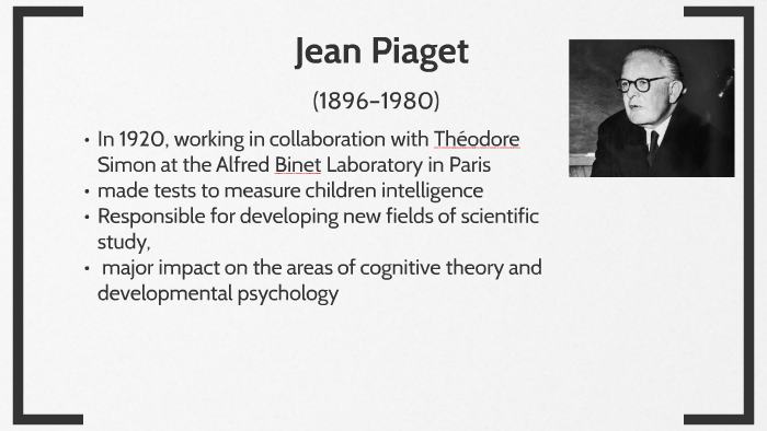 Jean Piaget Cognitive Theory by Elle Ratliff on Prezi