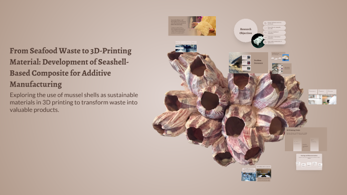 From Seafood Waste to 3D-Printing Material: Development of Seashell ...