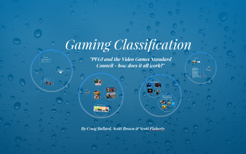 Gaming Style Classification Gaming Classification by Scott Flaherty on Prezi