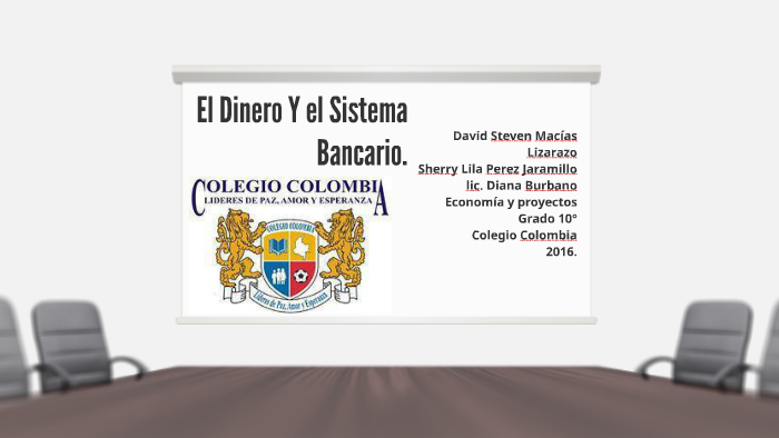 El Dinero Y el Sistema Bancario. by David Steven Macias Lizarazo on Prezi