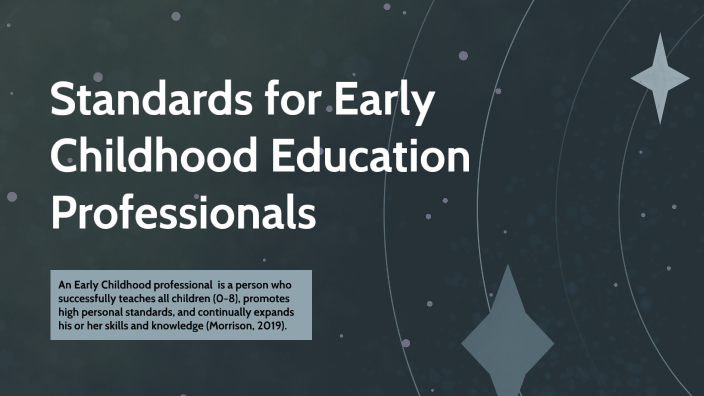 Standards for Early Childhood Education Professionals by Jacy Tinsley ...