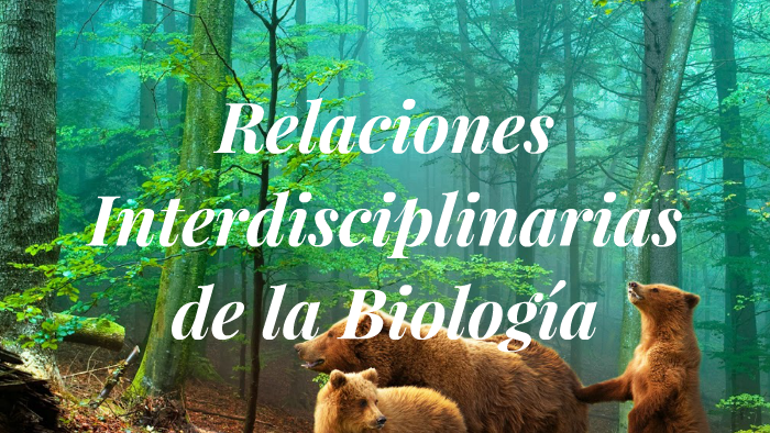 Relaciones Interdisciplinarias de la Biología by bachillerato enlinea