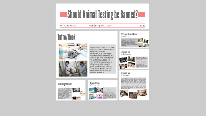 hook for animal testing