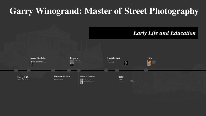 Garry Winogrand: Master of Street Photography by Jiaxing Song on Prezi