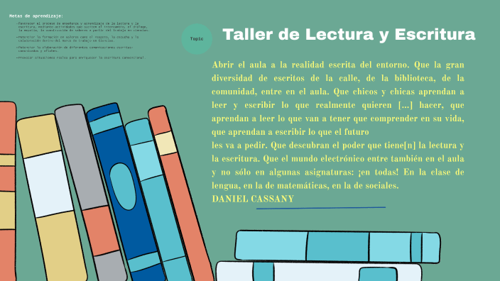 Taller De Lectura Y Escritura By Lucia Alvarez On Prezi