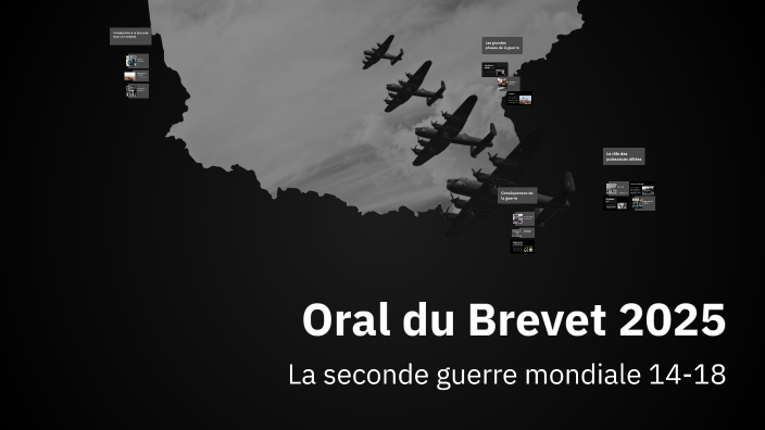 Oral du Brevet 2025 - La seconde guerre mondiale by Tom CIPRIANI--DENIA