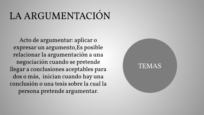 La Argumentacion by YuManchannell on Prezi