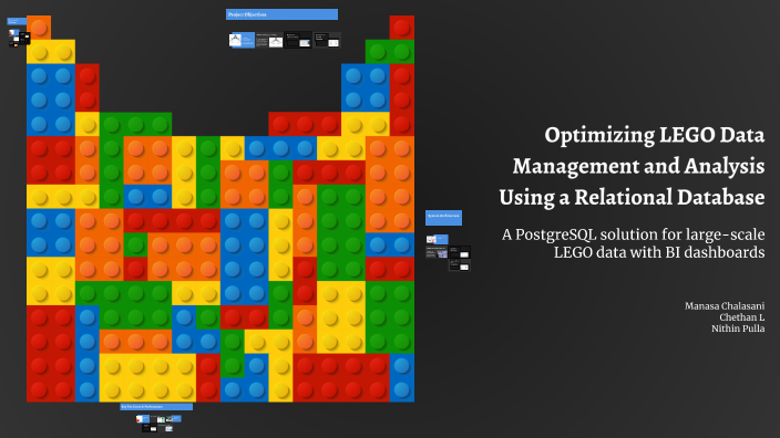 Optimizing LEGO Data Management and Analysis Using a Relational ...