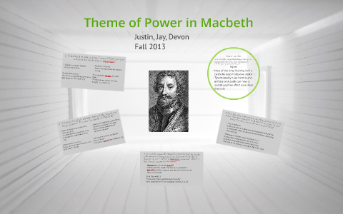 thesis about power in macbeth