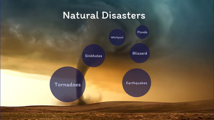 natural disasters topics for presentation