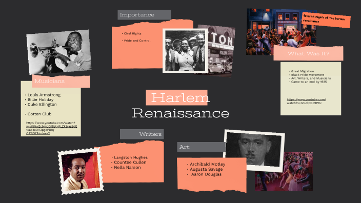 Harlem Renaissance by Kendra Honoshofsky on Prezi