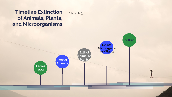 Timeline Extinction Of Animals, Plants, And Microorganisms - GROUP 3 By ...