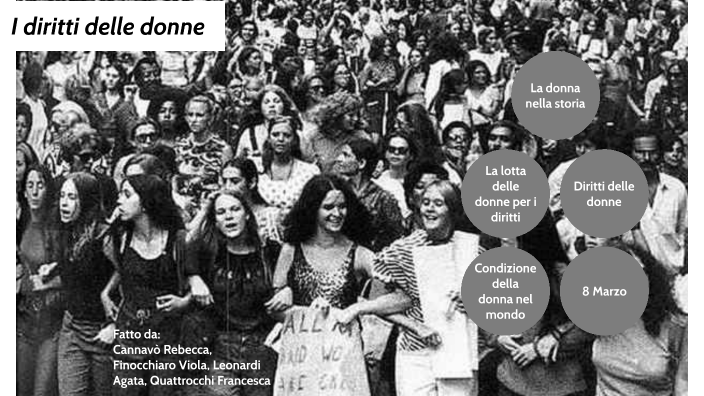 i diritti delle donne by Rebecca Cannavò on Prezi