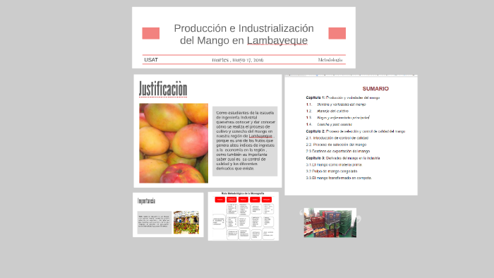 Producción e Industrialización del Mango en Lambayeque by Jackeline Del ...