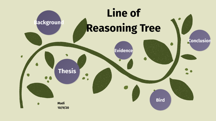thesis and line of reasoning