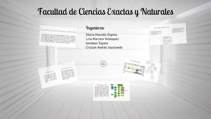 Facultad De Ciencias Exactas Y Naturales By Cristian Andres