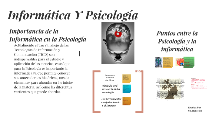 Informatica y Psicologia by Juan Bravo on Prezi