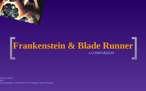 blade runner and frankenstein comparison essay