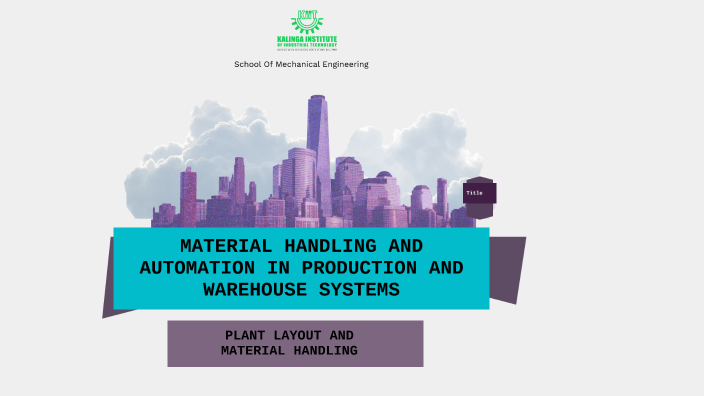 Material Handling Automation In Production And Warehouse Systems by ...