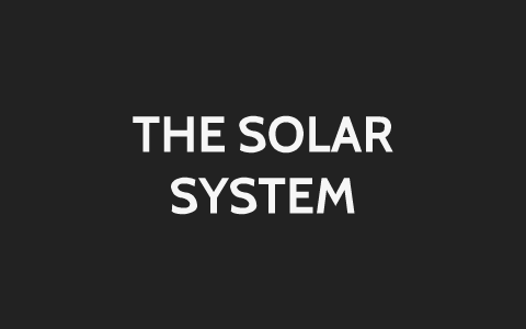 THE SOLAR SYSTEM by Wennie Chen