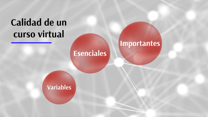 Calidad de un curso virtual by Juan Miguel Bolivar Lopez on Prezi