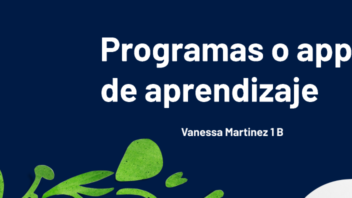 programas o apps de aprendizaje by vanessa cordero on Prezi