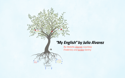My English by: Julia Alvarez by Jorden Gentry on Prezi