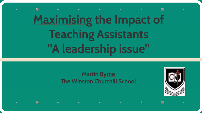 maximising-the-impact-of-teaching-assistants-by-martin-byrne