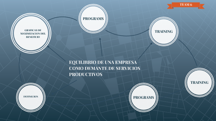 EQUILIBRIO DE LA EMPRESA COMO DEMANDANTE DE SERVICIOS PRODUCTIVOS by