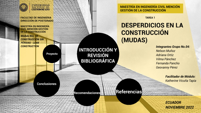 DESPERDICIOS EN LA CONSTRUCCIÓN (MUDAS) by Geovanny Pérez on Prezi