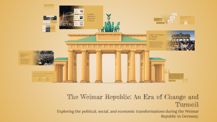 The Weimar Republic: An Era of Change and Turmoil by Elizabeth Gomez on ...