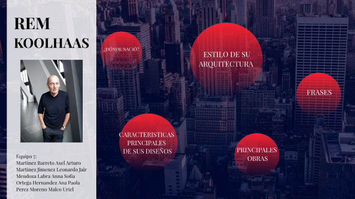 Rem Koolhaas by Anna Sofia Labra on Prezi