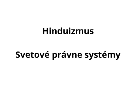 Hinduizmus By Jana Schweighoferova