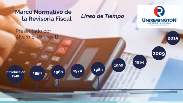 Linea De Tiempo De La Revisoria Fiscal En Colomba By Alvaro Piñeros On