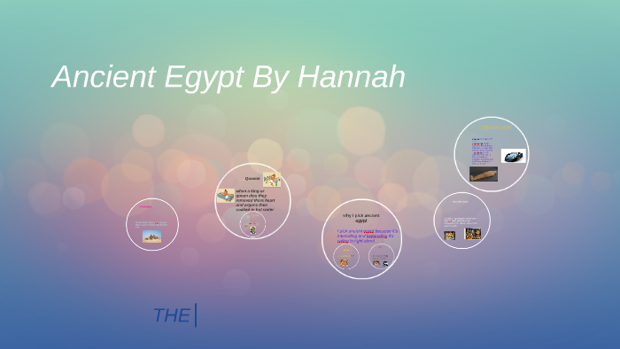 Ancient Egypt By Hannah by Mrs Passfield on Prezi