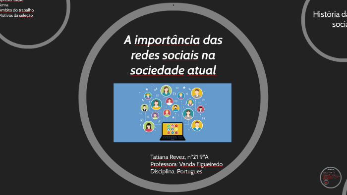 A Importância Das Redes Sociais Na Sociedade Atual By Tatiana Revez