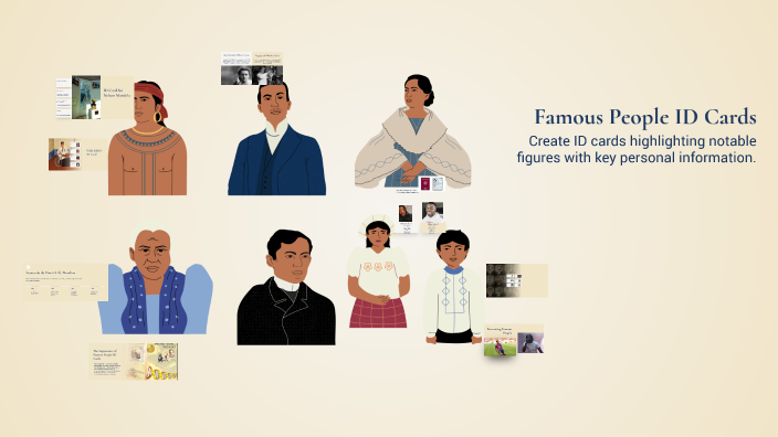 Famous People ID Cards by Blossom Flerin on Prezi