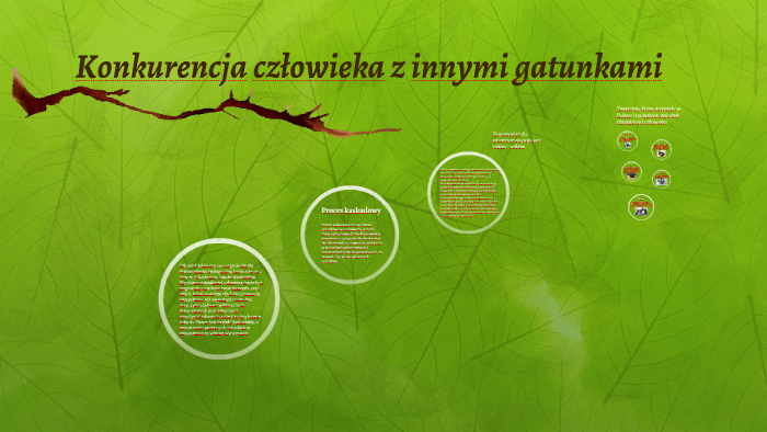 Konkurencja człowieka z innymi gatunkami by Olinka ♥ on Prezi