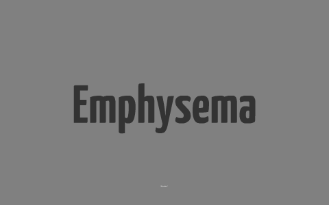 Emphysema Infographic by Michael Momayezi