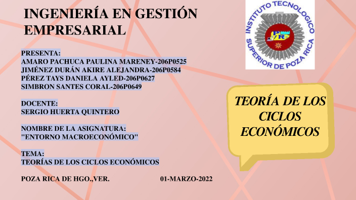 TEORÍA DE LOS CICLOS ECONÓMICOS. by Akire Alejandra Jiménez on Prezi