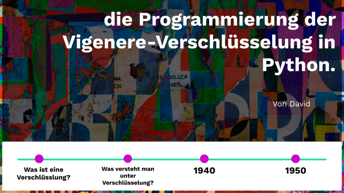 die Programmierung der Vigenere-Verschlüsselung in Python. by David ...
