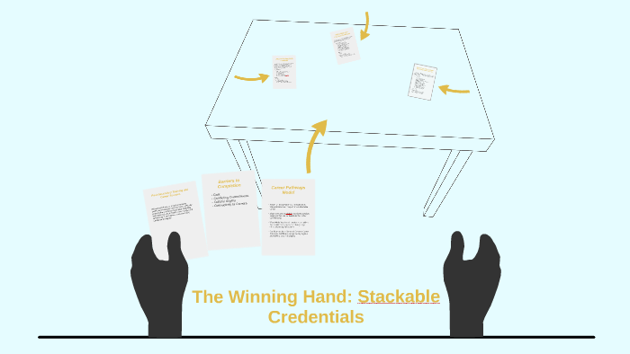 The Winning Hand: Stackable Credentials by Justin Chin on Prezi