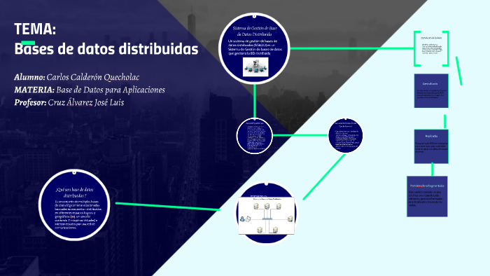 Base de datos distribuidas by Itzel Muñoz Romero on Prezi