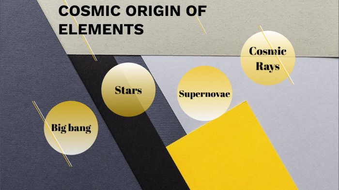 Cosmic Origins Of Elements By John Jaca On Prezi