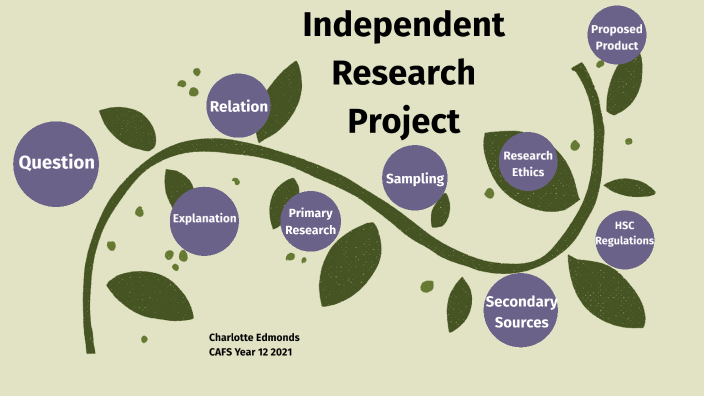 what is independent research project