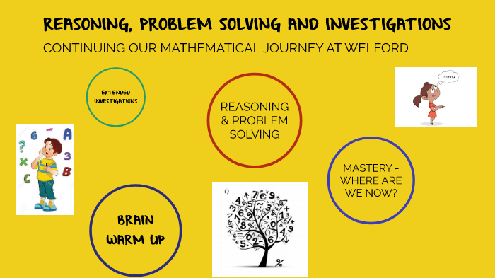 difference between reasoning and problem solving in maths