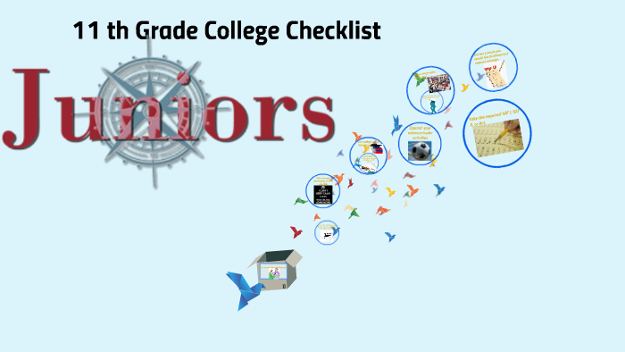 11 th grade College Checklist by Maria Garcia on Prezi