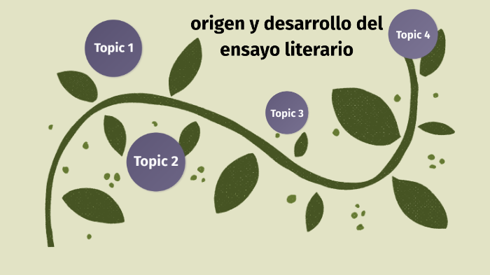 ORIGEN Y DESARROLLO DEL ENSAYO LITERARIO by Yenedith nicole Hernandez